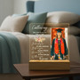 Cherish the 2026 PhD Milestone Custom Photo LED Night Light