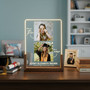 Class of 2026 Grad LED Night Light Then and Now Custom Photo Gift
