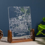 Commemorate Their PhD Journey Custom School Map LED Night Light