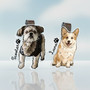 Custom Dog Portrait Car Visor Clip - Drive Safe Gift for Dad