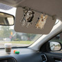 Custom Dog Portrait Car Visor Clip - Drive Safe Gift for Dad