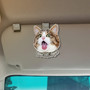 Drive Safe Always - Custom Pet Photo Car Visor Clip for Dad