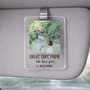 Drive Safe Daddy - Personalized Kid Photo Car Visor Clip