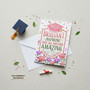 Eco Friendly Niece Graduation Greeting Card Made in USA Milestone