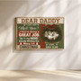 Heartfelt Dad Ultrasound Canvas - Coastal Farmhouse Father's Day Gift Heartfelt Dad Ultrasound Canvas - Coastal Farmhouse Father's Day Gift