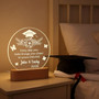 Inspirational Quote LED Night Light Custom Graduation Gift Idea