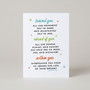 Inspiring Behind Ahead Within Graduation Greeting Card
