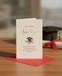 Proud Parents Funny Graduation Greeting Card for Son