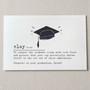 Slay Definition Greeting Card Funny Custom Grad Gift