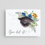 Watercolor Floral You Did It Graduation Greeting Card