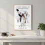 A Sweet Ending To A New Beginning Canvas, Personalized Graduation Canvas Gift, Graduation Portrait, Graduation Wall Art Gift