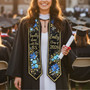Celebrate Her 2026 Success Floral Graduation Stool Custom Sash