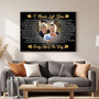 I Never Left You Memorial Custom Canvas - Parent Remembrance Gift