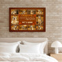 Personalized Dog Memorial Canvas - Thanksgiving Fall Theme Personalized Dog Memorial Canvas - Thanksgiving Fall Theme