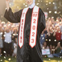 Stitched with Pride Custom Graduation Stool Embroidery Sash