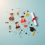 2026 Milestone Custom Acrylic Photo Magnet Graduation Gift