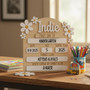 Daisy Dreams - Personalized First/Last of School Sign Milestone Board