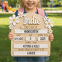 Daisy Dreams - Personalized First/Last of School Sign Milestone Board