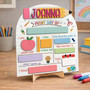 Grow With Them - Custom Reusable First/Last of School Sign