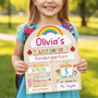 Growing Up Fast - Reusable First/Last of School Sign Board