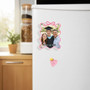 Chic Graduation Keepsake Custom Bow Acrylic Photo Magnet