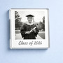 Vintage Graduation Custom Acrylic Photo Magnet Keepsake