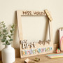School Year Memories Photo Prop - Custom Frame for Classrooms School Year Memories Photo Prop - Custom Frame for Classrooms