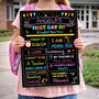 Capture Vibrant Moments - Washable Pre-K School Board Sign Prop Capture Vibrant Moments - Washable Pre-K School Board Sign Prop