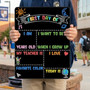 Cherish Every Grade - Reusable School Board Sign for Memories Cherish Every Grade - Reusable School Board Sign for Memories