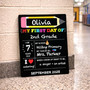Cherish Every Memory - School Board Sign for Kids