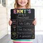 Cherish the Memories - Reusable Reversible School Board Sign