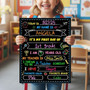 Custom Milestones - Kids First and Last Day School Board Sign