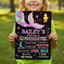 Magical Memories Await - Mermaid School Board Sign Photo Prop
