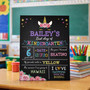 Magical Memories - Unicorn First & Last Day School Board Sign