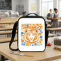 Custom Floral Mascot Lunch Bag - Middle School Spirit Style Lunch Box Bag