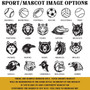 Custom Middle School Mascot Lunch Bag - School Spirit Style Lunch Box Bag