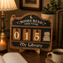 Books Read This Year Counter - Librarian Reader Gift Decor