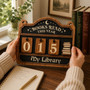 Books Read This Year Counter - Librarian Reader Gift Decor