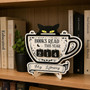 Cat Book Read Tracker - Cozy Library Gift for Women