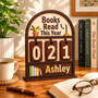 Custom Book Read Tracker - Mini Bookshelf Reader Gift