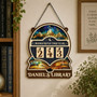 Personalized Book Read Tracker - Book Club Reader Decor