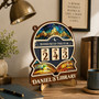 Personalized Book Read Tracker - Book Club Reader Decor