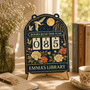 Personalized Wooden Book Read Tracker - Custom Library Gift
