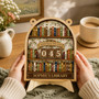 Vintage Book Read Tracker - Personalized Library Gift for Readers