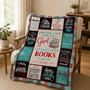 Book Lover Blanket - Cozy Reading Gift for Women Readers
