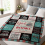 Book Lover Blanket - Cozy Reading Gift for Women Readers