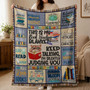 Cat Lover Book Blanket - Reading Gift for Bookworms