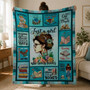 Just a Girl Who Loves Books Blanket - Bookworm Gift Just a Girl Who Loves Books Blanket - Bookworm Gift
