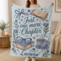 Just One More Chapter Blanket - Personalized Book Lover Gift