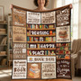 Reading Blanket for Book Lovers - Cozy Reader Gift